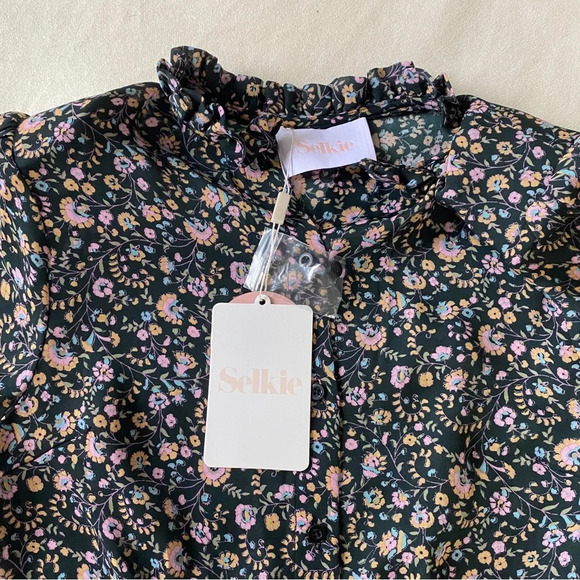 Selkie The Bistro Blouse in Spirit Floral Womens Size XS. Worn once for dinner. - Picture 3 of 6